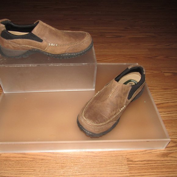 NUNN BUSH Portage Leather All Terrain Gel Comfort Slip-On Shoes Size 8.5M